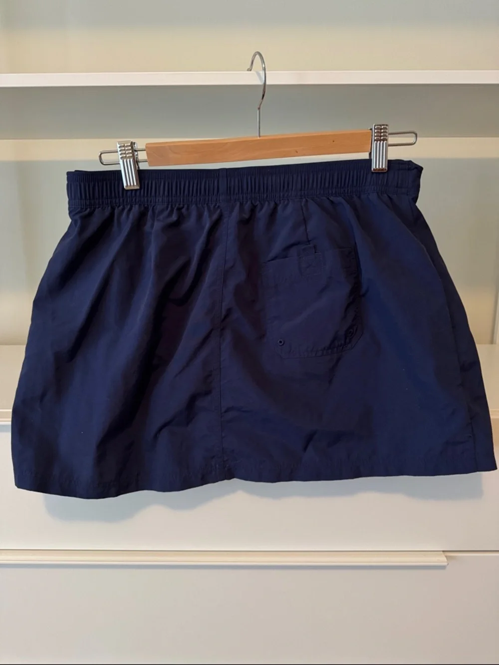 Land’s End Navy Wrap Mini Skirt Swimming bottom - Classic Solid - Picture 4 of 6